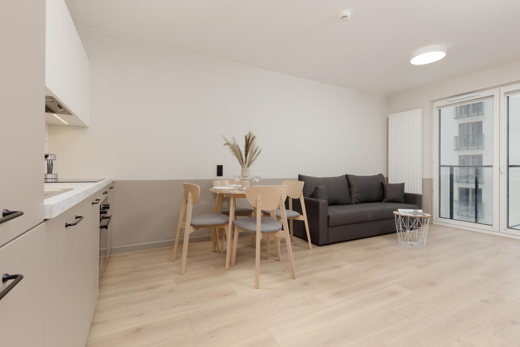 Aparthotel Mokotow Business Center By Noclegi Renters وارسو المظهر الخارجي الصورة