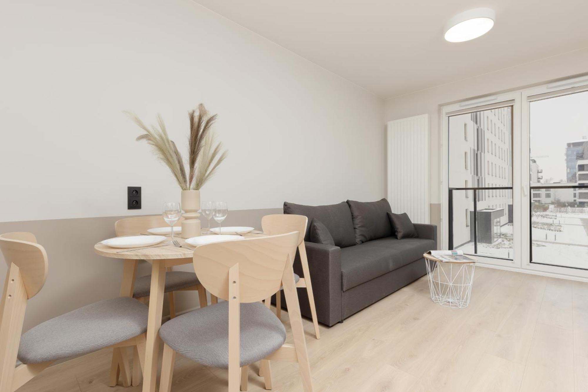 Aparthotel Mokotow Business Center By Noclegi Renters وارسو المظهر الخارجي الصورة